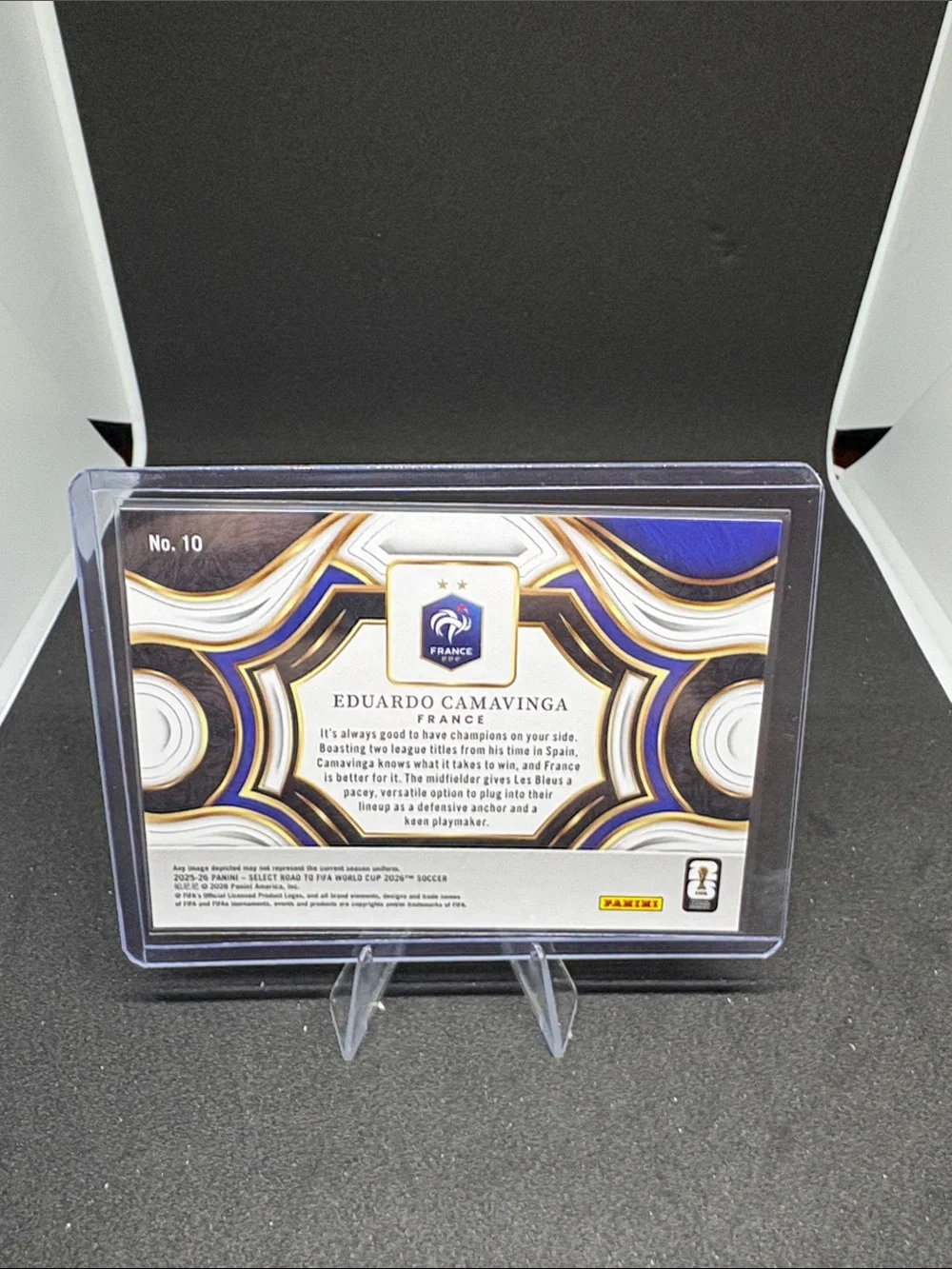 Panini Select Eduardo Camavinga Soccer Card - Snapshots